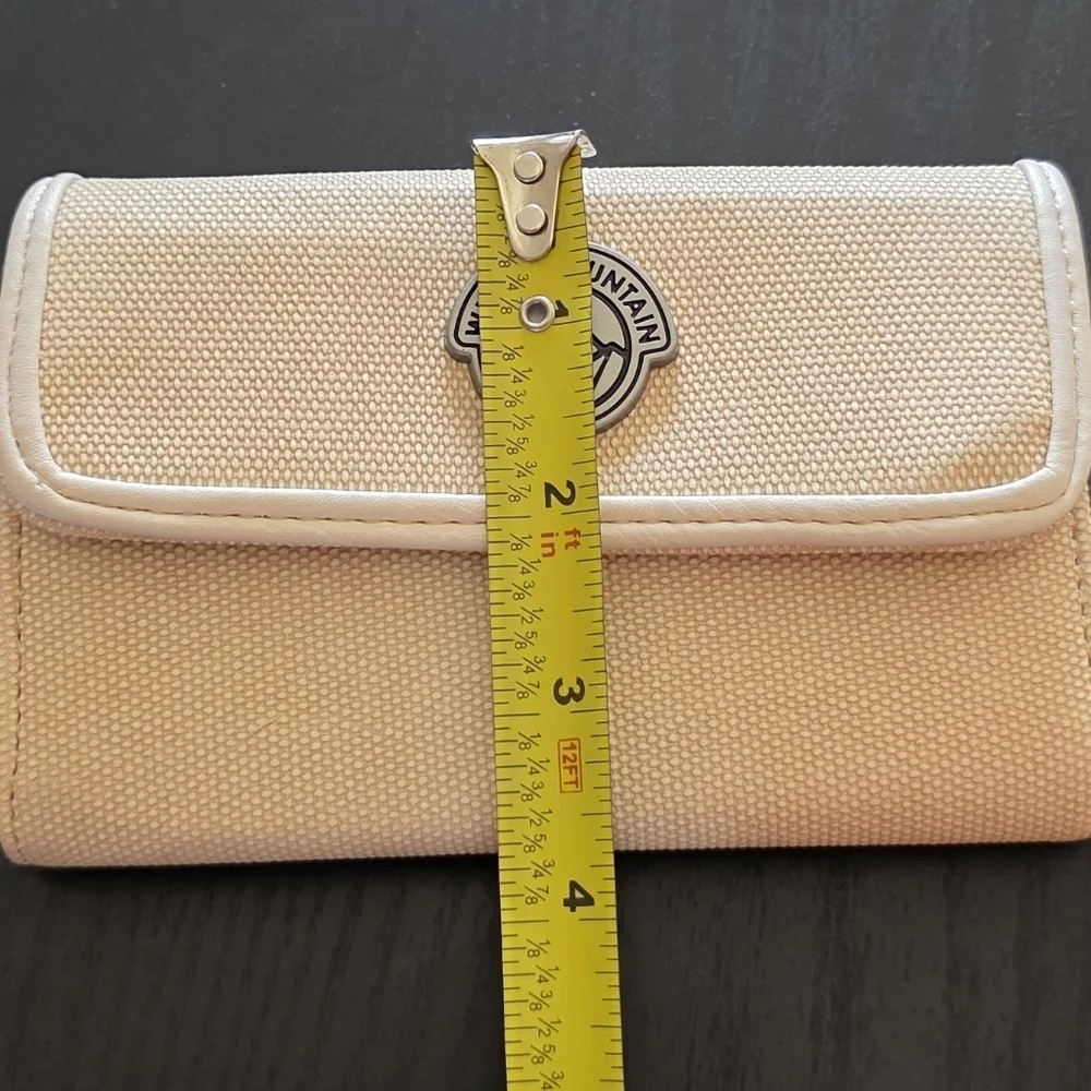 White Mountain Beige Phone Wallet